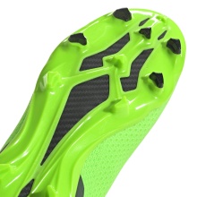 adidas Football Shoes X Speedportal.1 FG (for firm ground) light green Kids